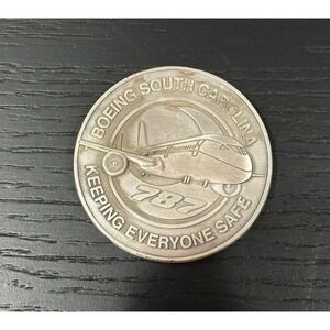 Boeing South Carolina, Keeping Safe 1 Million Hrs  Work 787 Commemorative‎ Coin